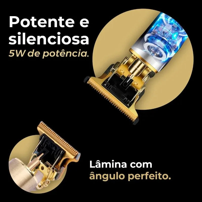 Máquina de Cortar Cabelo Profissional para Barba e Cabelo